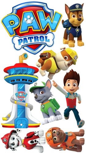 Tortenaufleger paw patrol set - tortenaufleger,