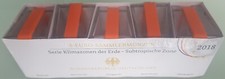 MDS DEUTSCHLAND 5 x 5 EURO 2018 PP "SUBTROPISCHE ZONE" ADFGJ MIT POLYMERRING