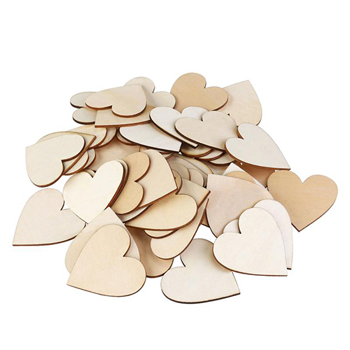 Holzherzen 4cm holzscheiben - holzherzen,