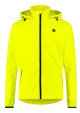 Fastrider AGU Regenjacke neongelb Fahrradjacke Regenschutz wasserdicht winddicht