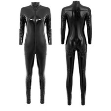 DE Damen Wetlook Bodysuit