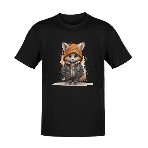 Shirt hiphop fuchs - hiphop, sprüche