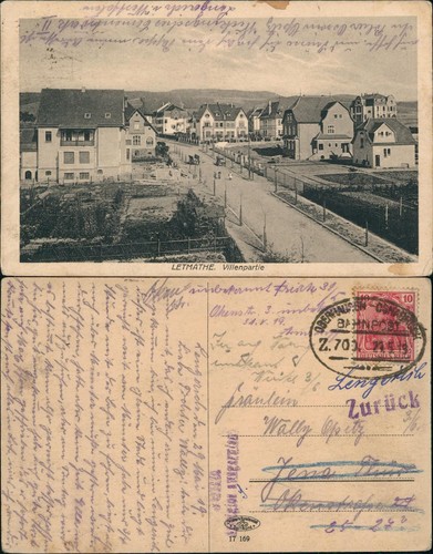 Ansichtskarte letmathe - ansichtskarte,