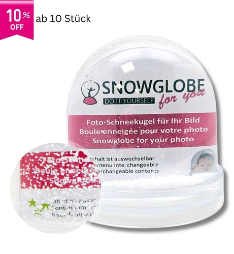 Foto schneekugel groß mit - foto-schneekugel,