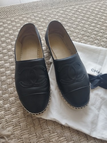 Chanel espadrilles lammleder - chanel,