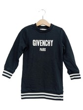 GIVENCHY Kinder Sweatshirt Gr. 104 Schwarz Gestreift Logo Print Casual