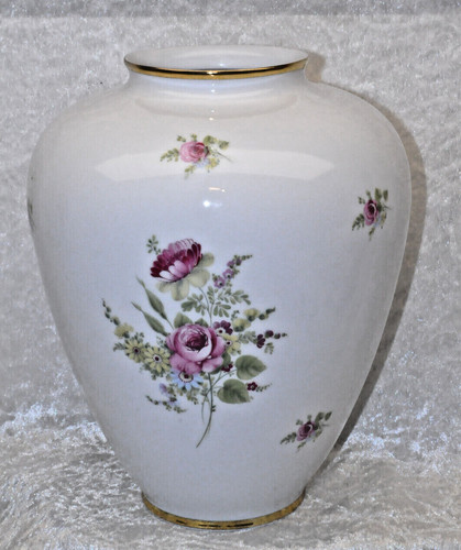 Porzellan vase motiv rosen - vase,