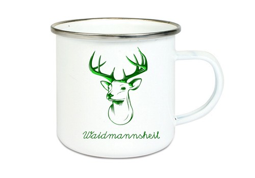 Emaille tasse jagd jäger - tasse-, jagd-jäger