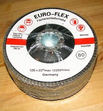 10x Fächer-Schleifscheibe 125