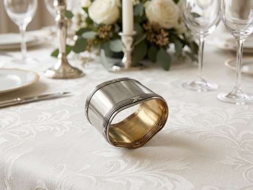 Serviettenringe 950 silber - 6x,