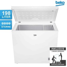 Beko CF200CWN Gefriertruhe Weiß 198 Liter Schnellgefrierfunktion 2ML