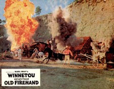 Winnetou und sein Freund Old Firehand ORIGINAL Aushangfoto der WA Pierre Brice