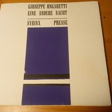 Syrinx Presse Quadrate 3 - Ungaretti / Bachmann Un' altra notte / Andere Nacht