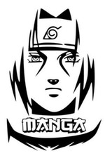 1x manga anime car decal