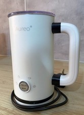 Aureo Elektrischer Milchaufschäumer in Weiß - Milchschäumer mit 5 Funktionen