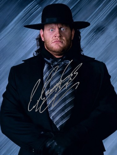 The undertaker autogramm - the,