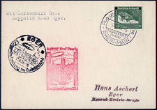 Zeppelin Dt. Reich 1939 Fahrt nach Eger LZ 130 nach Eger Si 462 / 1697