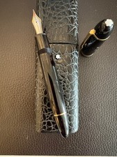 MONTBLANC MEISTERSTÜCK 149 Kolbenfüller mit  14c Feder - 1981er inc. orig.Tinte