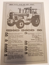 DDR Traktor ZT 300 Anweisung Pflegeplan Tägliche Pflege Werkstatt 1983