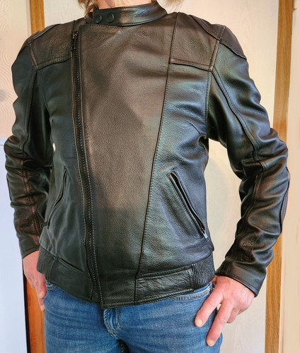 Damen motorrad lederjacke - motorrad,
