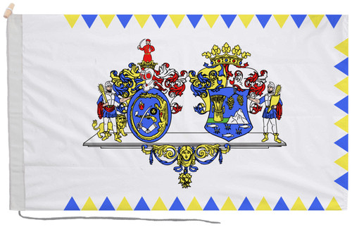 Hajdu bihar flagge mit seil - hajdu-bihar,