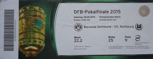 Ticket dfb pokal - pokal, 2015