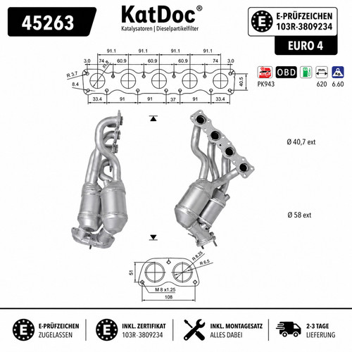 Katalysator bmw 1er 3er - ✅,