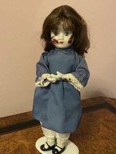 Halloween Dekoration Porzellan Horror Puppe Unikat 33 cm