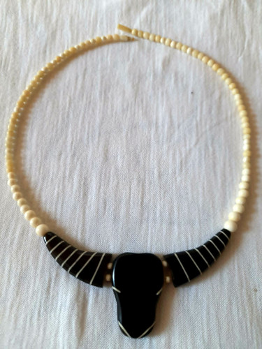 Vintage boho kette horn - vintage,