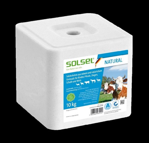 Solsel natural salzleckstein - natural,
