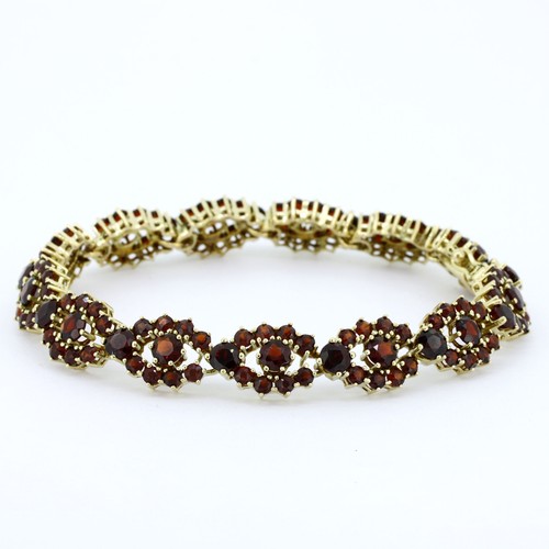 Armband 333 gold granat - 333,