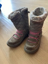 Mädchen – Winterstiefel – dunkelbeige – Gr. 30 – Elefanten