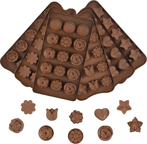 6stück pralinenform silikon - 6stück,