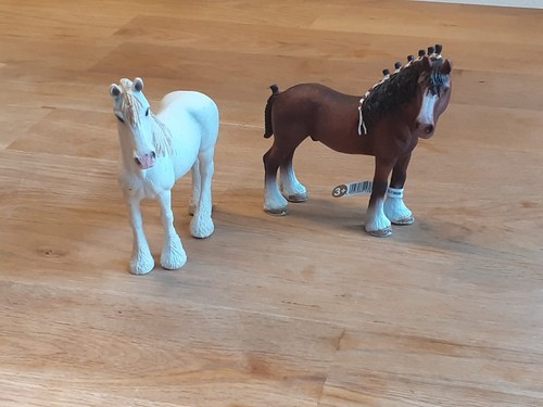Schleichpferd friesen - 2x,