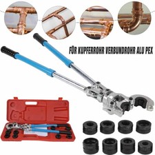 Preßzange Rohrpresszange TH-Kontur V-Kontur für Kupferrohr Verbundrohr PEX ALU