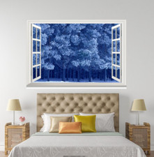 3D Blau Wälder 58 Offen