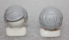 Playmobil Haare 2 Perücken " Grau  " Wikinger Piraten Frau Mann