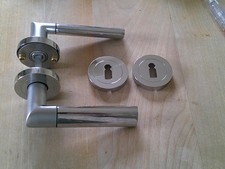 1 Rosetten Türbeschlag Jedo/Jatec Mod. Conform BB Verlourchrom/Chrom Türgriff