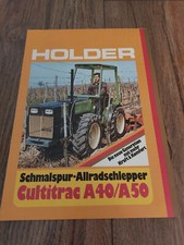 Original Prospekt Holder Schmalspur Allradschlepper A 40 / A 50 Traktor