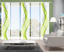 5er-Set Schiebegardine