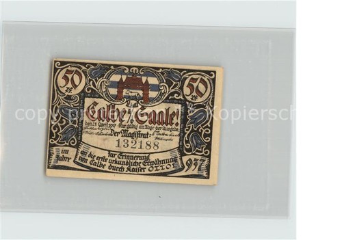 Calbe saale pfennig - saale, 50