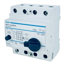 Hager 40A 0,03 Fehlerstrom-Schutzschalter / 4 Pol / FI-Schutzschalter