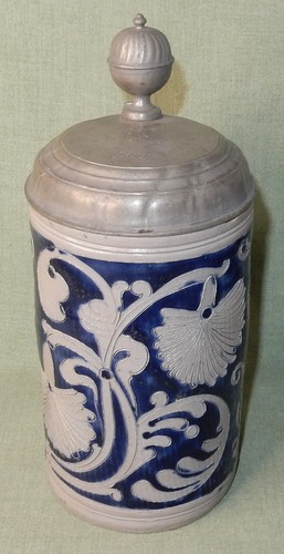 Uralt bierkrug fayence krug - uralt,