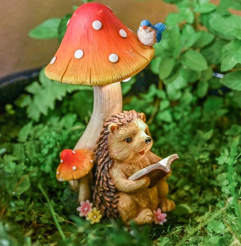 Gartendeko igel figur - igel,