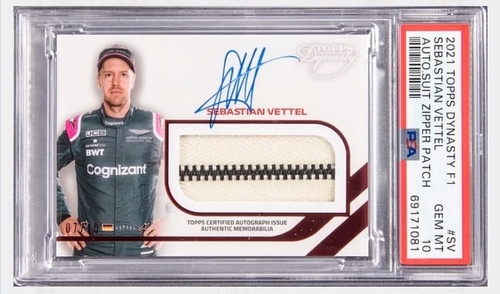 Sebastian vettel 2021 topps - sebastian,