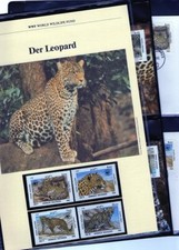 WWF 1985 Afghanistan Der Leopard Mi. Nr. 1453-56 komplettes Kapitel