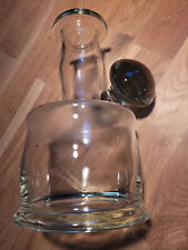 Glaskaraffe - Karaffe mit schwerem Stöpsel - unbenutzt, wie neu, sehr edel