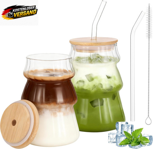Glasbecher set für kaffee - glasbecher,
