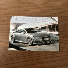 Audi TT Coupé Silber Postkarte – Original Werbemotiv audi