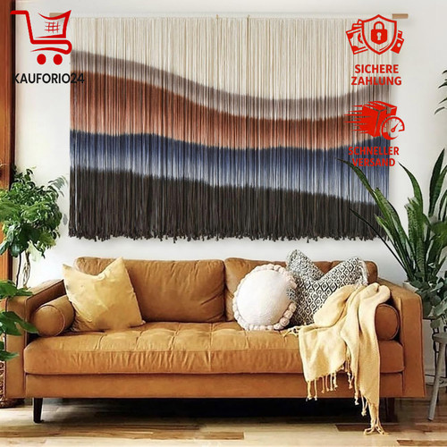 Makramee wandbehang boho stil - makramee-wandbehang, boho-stil